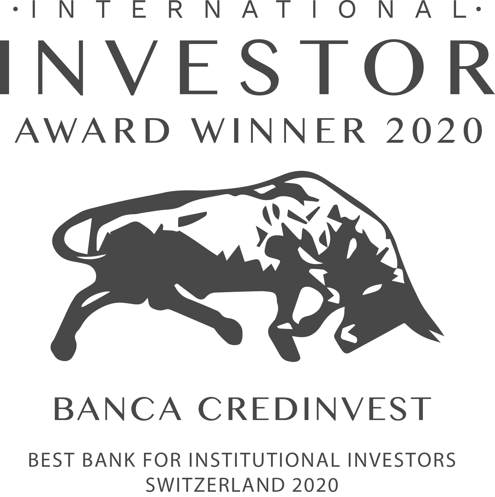 Best Bank for Institutional Investors Switzerland 2020